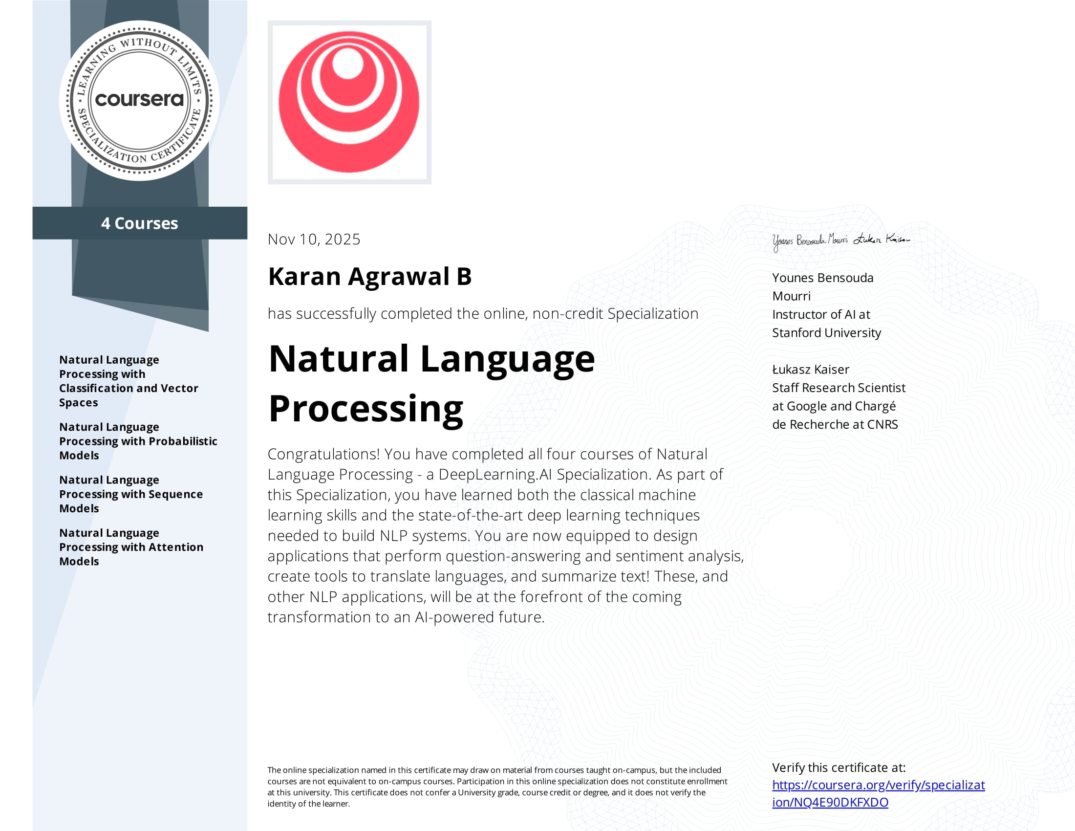 NLP Certificate